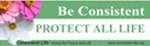 Be Consistent Bumper Sticker